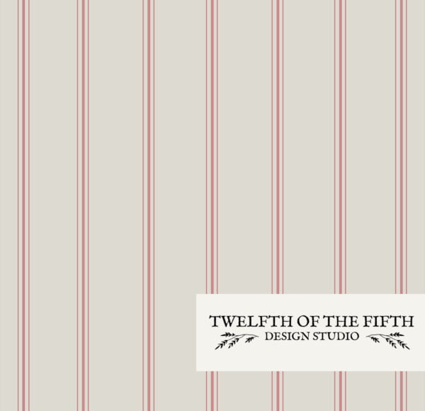 Pink Pinstripe Wallpaper