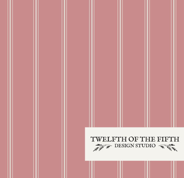 Pink Pinstripe Wallpaper